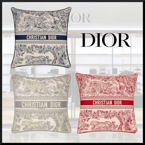 christian dior throw pillows|Dior cushions.